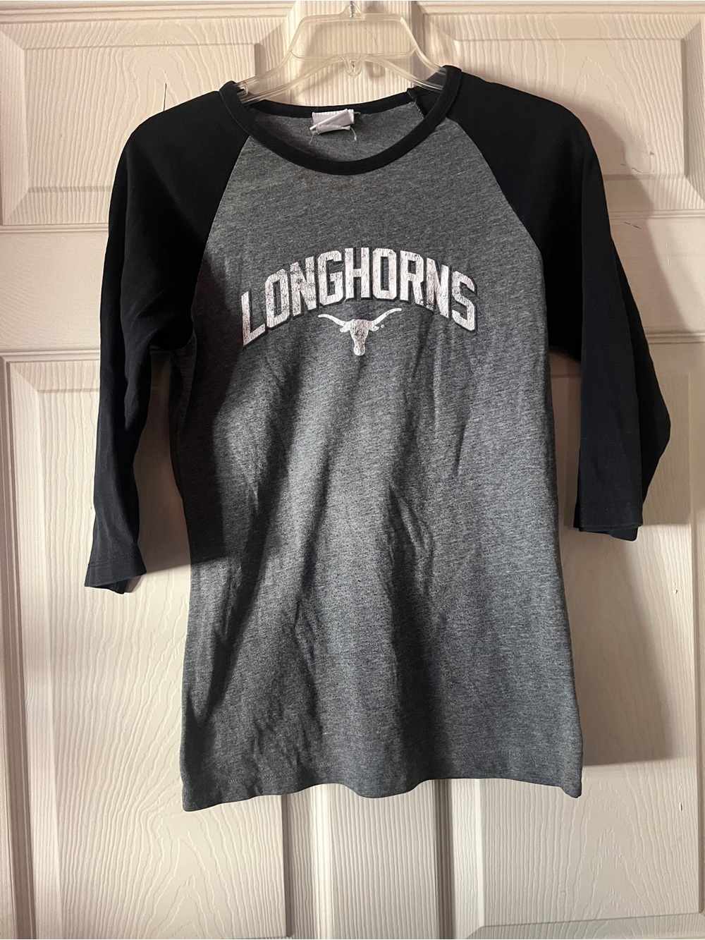 Longhorn tee  - Gray & Black SIZE SMALL